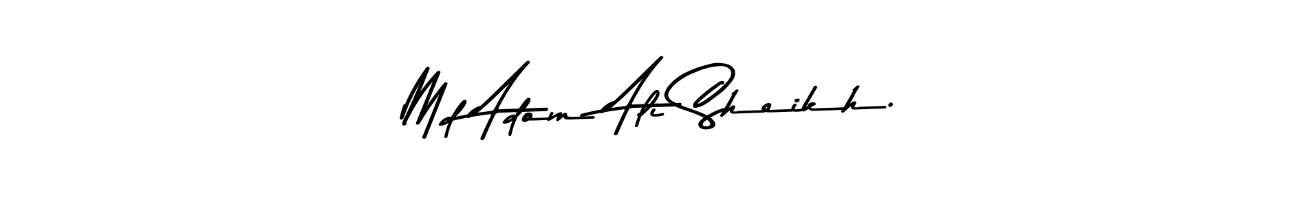 Also we have Md Adom Ali Sheikh. name is the best signature style. Create professional handwritten signature collection using Asem Kandis PERSONAL USE autograph style. Md Adom Ali Sheikh. signature style 9 images and pictures png