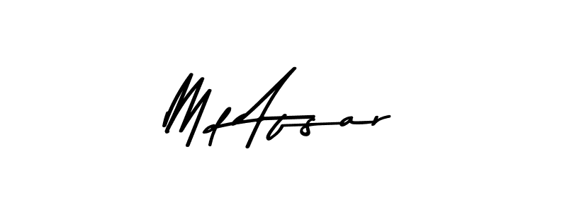 How to make Md Afsar name signature. Use Asem Kandis PERSONAL USE style for creating short signs online. This is the latest handwritten sign. Md Afsar signature style 9 images and pictures png