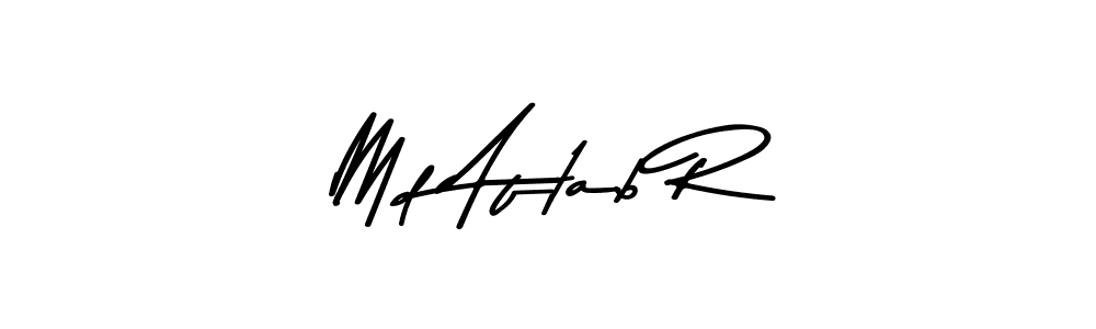 Use a signature maker to create a handwritten signature online. With this signature software, you can design (Asem Kandis PERSONAL USE) your own signature for name Md Aftab R. Md Aftab R signature style 9 images and pictures png
