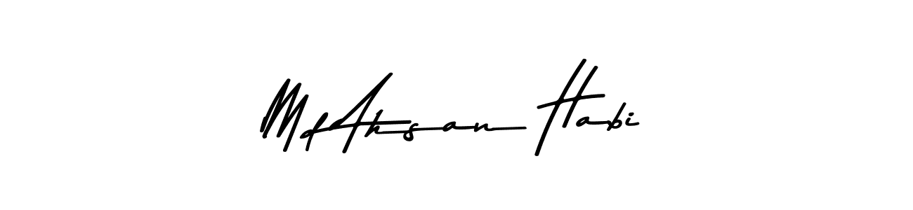 How to make Md Ahsan Habi signature? Asem Kandis PERSONAL USE is a professional autograph style. Create handwritten signature for Md Ahsan Habi name. Md Ahsan Habi signature style 9 images and pictures png