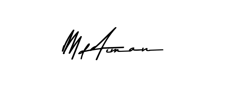 How to make Md Aiman signature? Asem Kandis PERSONAL USE is a professional autograph style. Create handwritten signature for Md Aiman name. Md Aiman signature style 9 images and pictures png