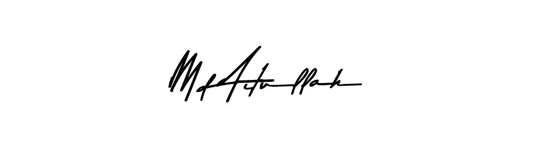 You should practise on your own different ways (Asem Kandis PERSONAL USE) to write your name (Md Aitullah) in signature. don't let someone else do it for you. Md Aitullah signature style 9 images and pictures png