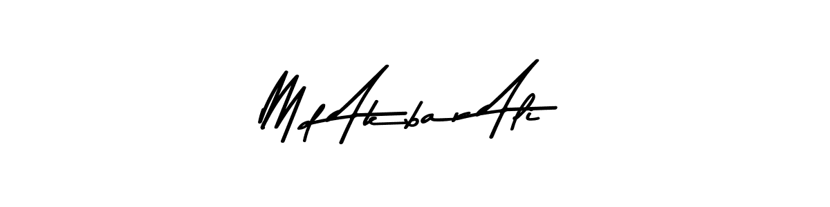 Use a signature maker to create a handwritten signature online. With this signature software, you can design (Asem Kandis PERSONAL USE) your own signature for name Md Akbar Ali. Md Akbar Ali signature style 9 images and pictures png