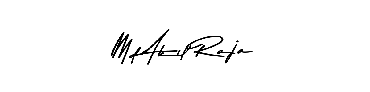 This is the best signature style for the Md Akil Raja name. Also you like these signature font (Asem Kandis PERSONAL USE). Mix name signature. Md Akil Raja signature style 9 images and pictures png