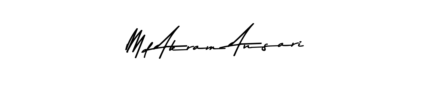 Similarly Asem Kandis PERSONAL USE is the best handwritten signature design. Signature creator online .You can use it as an online autograph creator for name Md Akram Ansari. Md Akram Ansari signature style 9 images and pictures png