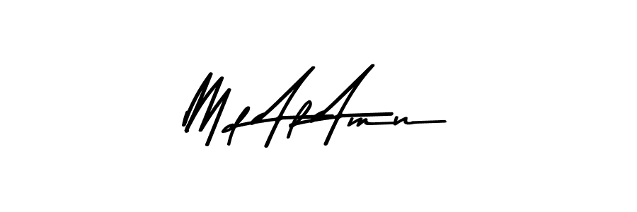 Design your own signature with our free online signature maker. With this signature software, you can create a handwritten (Asem Kandis PERSONAL USE) signature for name Md Al Amn. Md Al Amn signature style 9 images and pictures png