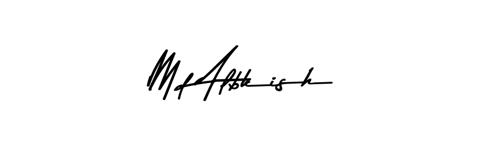 Design your own signature with our free online signature maker. With this signature software, you can create a handwritten (Asem Kandis PERSONAL USE) signature for name Md Albkish. Md Albkish signature style 9 images and pictures png