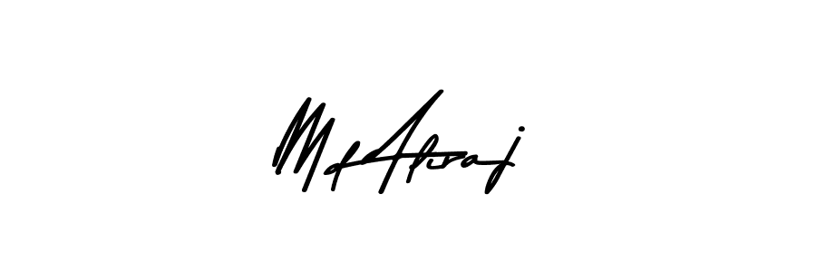 Design your own signature with our free online signature maker. With this signature software, you can create a handwritten (Asem Kandis PERSONAL USE) signature for name Md Aliraj. Md Aliraj signature style 9 images and pictures png