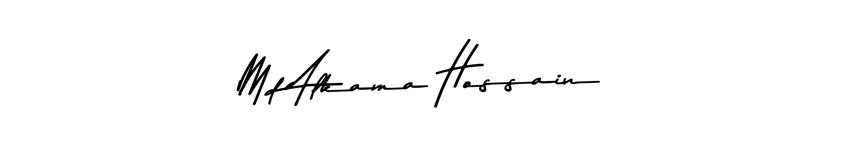 Also You can easily find your signature by using the search form. We will create Md Alkama Hossain name handwritten signature images for you free of cost using Asem Kandis PERSONAL USE sign style. Md Alkama Hossain signature style 9 images and pictures png