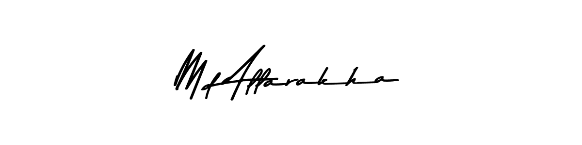 Md Allarakha stylish signature style. Best Handwritten Sign (Asem Kandis PERSONAL USE) for my name. Handwritten Signature Collection Ideas for my name Md Allarakha. Md Allarakha signature style 9 images and pictures png