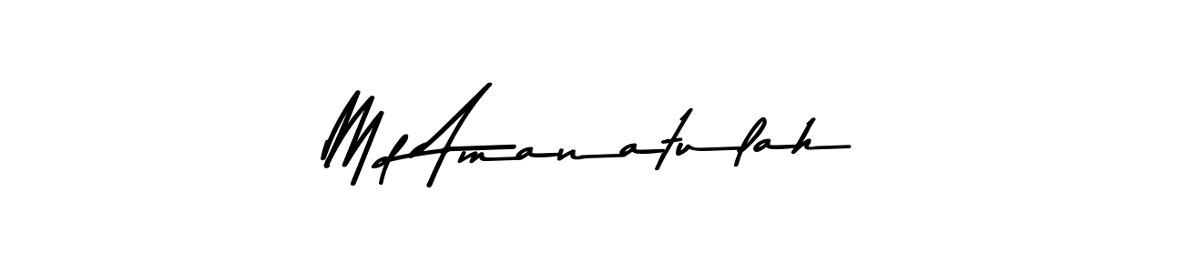Design your own signature with our free online signature maker. With this signature software, you can create a handwritten (Asem Kandis PERSONAL USE) signature for name Md Amanatulah. Md Amanatulah signature style 9 images and pictures png
