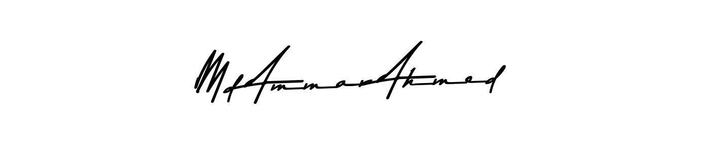 You can use this online signature creator to create a handwritten signature for the name Md Ammar Ahmed. This is the best online autograph maker. Md Ammar Ahmed signature style 9 images and pictures png