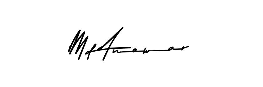 Md Anowar stylish signature style. Best Handwritten Sign (Asem Kandis PERSONAL USE) for my name. Handwritten Signature Collection Ideas for my name Md Anowar. Md Anowar signature style 9 images and pictures png