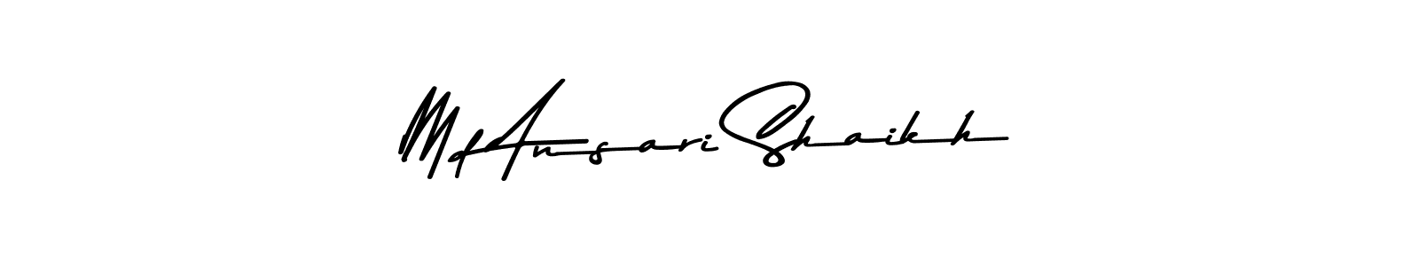 Here are the top 10 professional signature styles for the name Md Ansari Shaikh. These are the best autograph styles you can use for your name. Md Ansari Shaikh signature style 9 images and pictures png