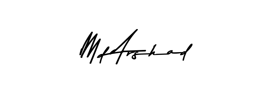 Make a beautiful signature design for name Md Arshad. With this signature (Asem Kandis PERSONAL USE) style, you can create a handwritten signature for free. Md Arshad signature style 9 images and pictures png