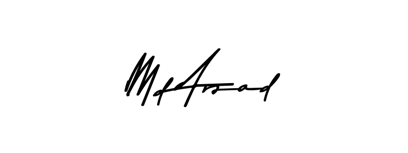 Make a beautiful signature design for name Md Arzad. With this signature (Asem Kandis PERSONAL USE) style, you can create a handwritten signature for free. Md Arzad signature style 9 images and pictures png