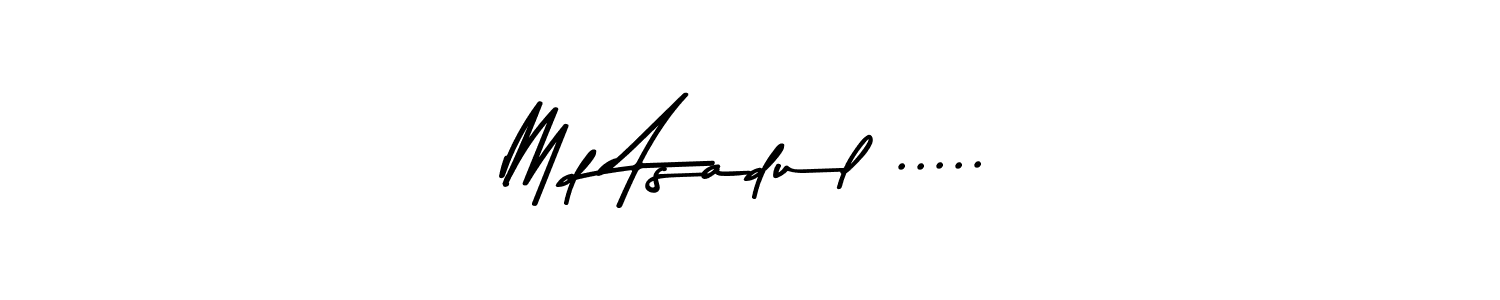 if you are searching for the best signature style for your name Md Asadul ...... so please give up your signature search. here we have designed multiple signature styles  using Asem Kandis PERSONAL USE. Md Asadul ..... signature style 9 images and pictures png