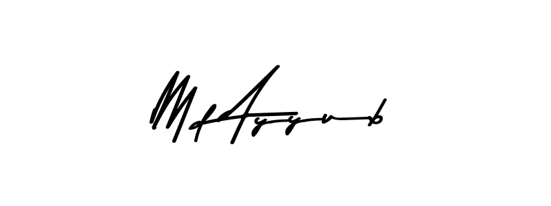 How to make Md Ayyub signature? Asem Kandis PERSONAL USE is a professional autograph style. Create handwritten signature for Md Ayyub name. Md Ayyub signature style 9 images and pictures png