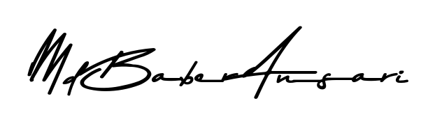 Design your own signature with our free online signature maker. With this signature software, you can create a handwritten (Asem Kandis PERSONAL USE) signature for name Md Baber Ansari. Md Baber Ansari signature style 9 images and pictures png