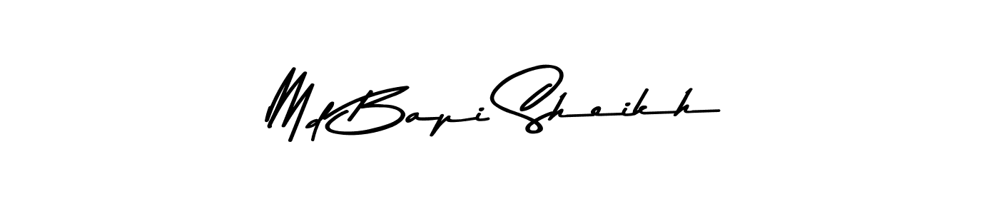 Design your own signature with our free online signature maker. With this signature software, you can create a handwritten (Asem Kandis PERSONAL USE) signature for name Md Bapi Sheikh. Md Bapi Sheikh signature style 9 images and pictures png