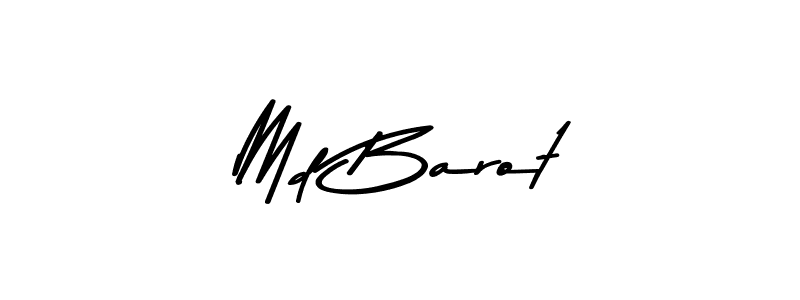 Md Barot stylish signature style. Best Handwritten Sign (Asem Kandis PERSONAL USE) for my name. Handwritten Signature Collection Ideas for my name Md Barot. Md Barot signature style 9 images and pictures png
