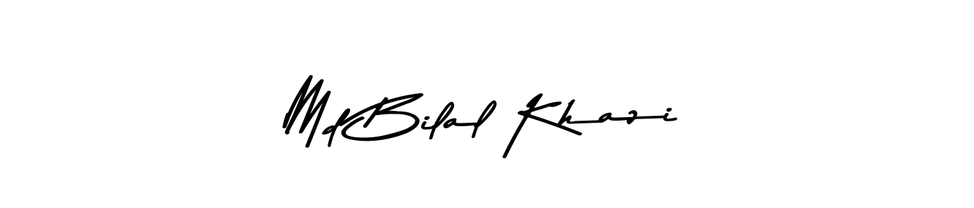 if you are searching for the best signature style for your name Md Bilal Khazi. so please give up your signature search. here we have designed multiple signature styles  using Asem Kandis PERSONAL USE. Md Bilal Khazi signature style 9 images and pictures png