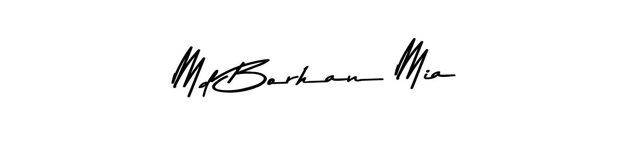The best way (Asem Kandis PERSONAL USE) to make a short signature is to pick only two or three words in your name. The name Md Borhan Mia include a total of six letters. For converting this name. Md Borhan Mia signature style 9 images and pictures png
