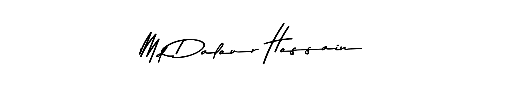 Also You can easily find your signature by using the search form. We will create Md Dalour Hossain name handwritten signature images for you free of cost using Asem Kandis PERSONAL USE sign style. Md Dalour Hossain signature style 9 images and pictures png