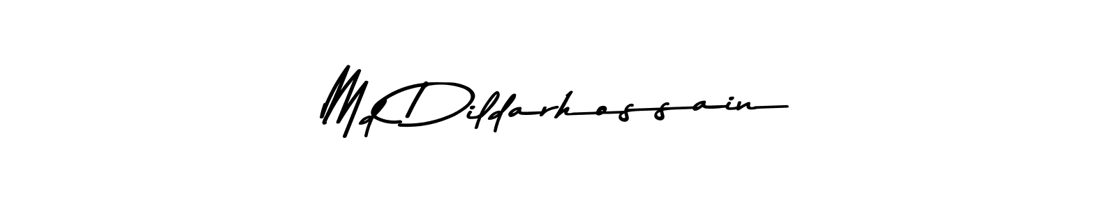 Create a beautiful signature design for name Md Dildarhossain. With this signature (Asem Kandis PERSONAL USE) fonts, you can make a handwritten signature for free. Md Dildarhossain signature style 9 images and pictures png