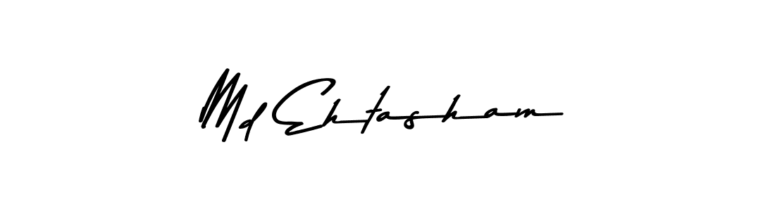 Design your own signature with our free online signature maker. With this signature software, you can create a handwritten (Asem Kandis PERSONAL USE) signature for name Md Ehtasham. Md Ehtasham signature style 9 images and pictures png