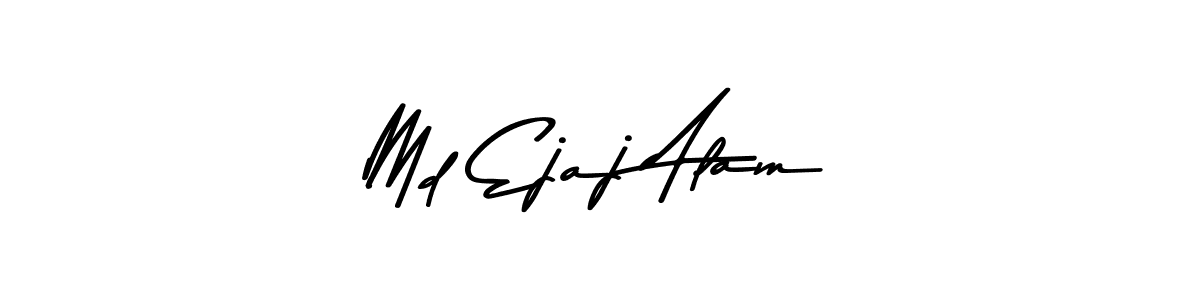 Use a signature maker to create a handwritten signature online. With this signature software, you can design (Asem Kandis PERSONAL USE) your own signature for name Md Ejaj Alam. Md Ejaj Alam signature style 9 images and pictures png