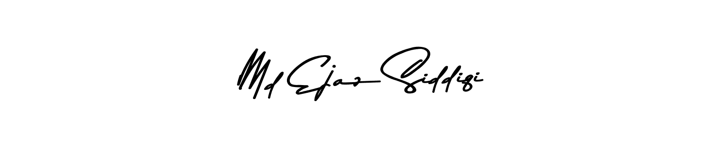 This is the best signature style for the Md Ejaz Siddiqi name. Also you like these signature font (Asem Kandis PERSONAL USE). Mix name signature. Md Ejaz Siddiqi signature style 9 images and pictures png