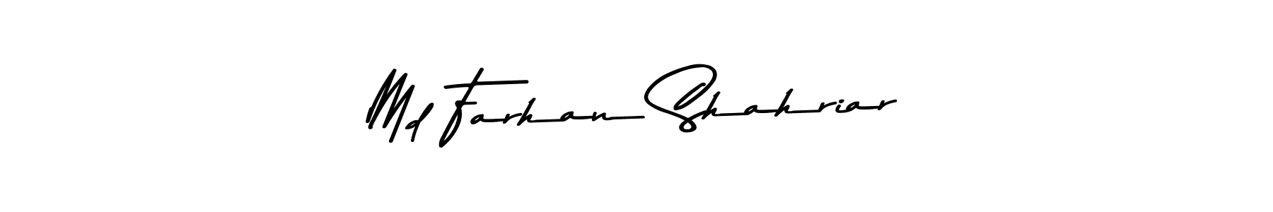 Asem Kandis PERSONAL USE is a professional signature style that is perfect for those who want to add a touch of class to their signature. It is also a great choice for those who want to make their signature more unique. Get Md Farhan Shahriar name to fancy signature for free. Md Farhan Shahriar signature style 9 images and pictures png