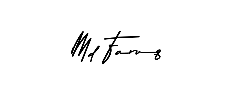 Also You can easily find your signature by using the search form. We will create Md Faruq name handwritten signature images for you free of cost using Asem Kandis PERSONAL USE sign style. Md Faruq signature style 9 images and pictures png