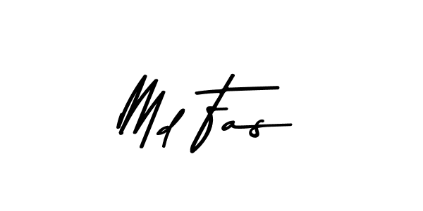 Make a beautiful signature design for name Md Fas. With this signature (Asem Kandis PERSONAL USE) style, you can create a handwritten signature for free. Md Fas signature style 9 images and pictures png