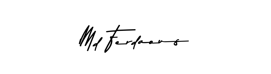 if you are searching for the best signature style for your name Md Ferdaous. so please give up your signature search. here we have designed multiple signature styles  using Asem Kandis PERSONAL USE. Md Ferdaous signature style 9 images and pictures png