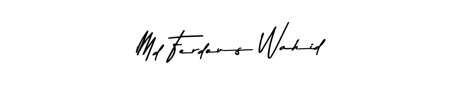 Make a short Md Ferdous Wahid signature style. Manage your documents anywhere anytime using Asem Kandis PERSONAL USE. Create and add eSignatures, submit forms, share and send files easily. Md Ferdous Wahid signature style 9 images and pictures png