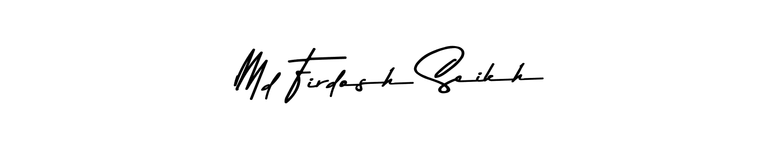 Also we have Md Firdosh Seikh name is the best signature style. Create professional handwritten signature collection using Asem Kandis PERSONAL USE autograph style. Md Firdosh Seikh signature style 9 images and pictures png