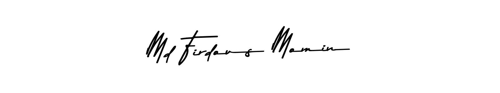 It looks lik you need a new signature style for name Md Firdous Momin. Design unique handwritten (Asem Kandis PERSONAL USE) signature with our free signature maker in just a few clicks. Md Firdous Momin signature style 9 images and pictures png