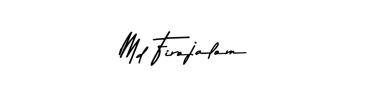 How to make Md Firojalom signature? Asem Kandis PERSONAL USE is a professional autograph style. Create handwritten signature for Md Firojalom name. Md Firojalom signature style 9 images and pictures png