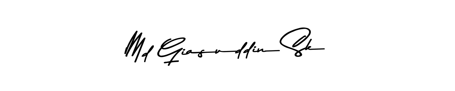 Use a signature maker to create a handwritten signature online. With this signature software, you can design (Asem Kandis PERSONAL USE) your own signature for name Md Giasuddin Sk. Md Giasuddin Sk signature style 9 images and pictures png