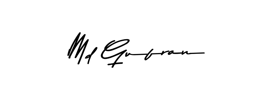 Make a short Md Gufran signature style. Manage your documents anywhere anytime using Asem Kandis PERSONAL USE. Create and add eSignatures, submit forms, share and send files easily. Md Gufran signature style 9 images and pictures png