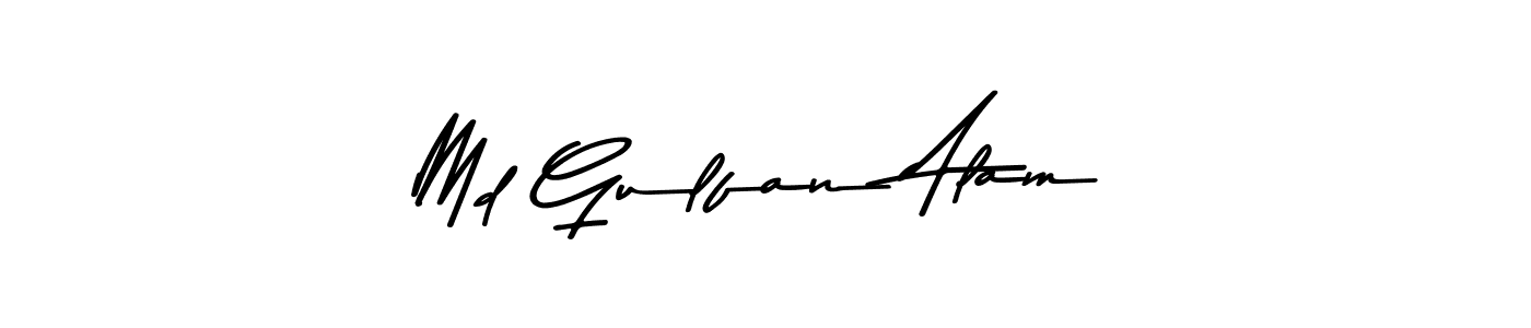 Use a signature maker to create a handwritten signature online. With this signature software, you can design (Asem Kandis PERSONAL USE) your own signature for name Md Gulfan Alam. Md Gulfan Alam signature style 9 images and pictures png