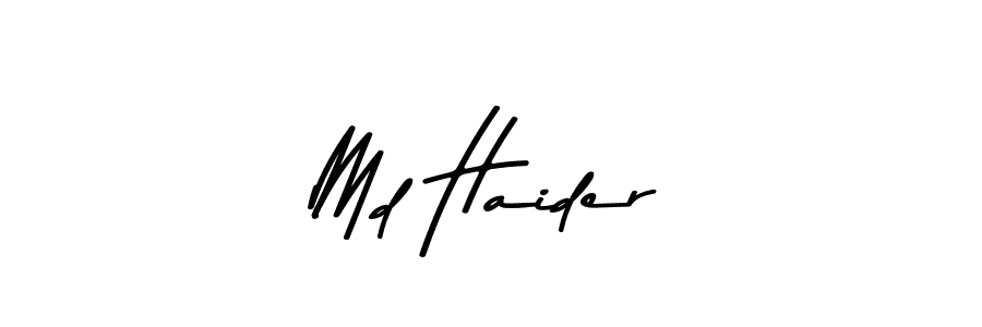 How to Draw Md Haider signature style? Asem Kandis PERSONAL USE is a latest design signature styles for name Md Haider. Md Haider signature style 9 images and pictures png
