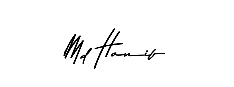 How to make Md Hanif signature? Asem Kandis PERSONAL USE is a professional autograph style. Create handwritten signature for Md Hanif name. Md Hanif signature style 9 images and pictures png