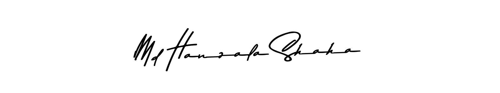 Use a signature maker to create a handwritten signature online. With this signature software, you can design (Asem Kandis PERSONAL USE) your own signature for name Md Hanzala Shaha. Md Hanzala Shaha signature style 9 images and pictures png