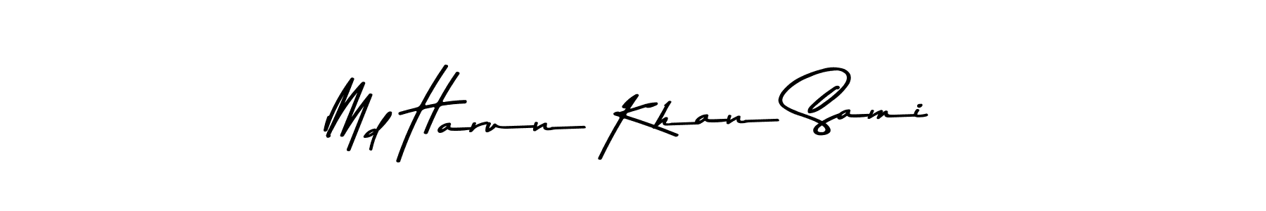 This is the best signature style for the Md Harun Khan Sami name. Also you like these signature font (Asem Kandis PERSONAL USE). Mix name signature. Md Harun Khan Sami signature style 9 images and pictures png