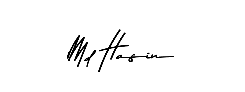 Md Hasin stylish signature style. Best Handwritten Sign (Asem Kandis PERSONAL USE) for my name. Handwritten Signature Collection Ideas for my name Md Hasin. Md Hasin signature style 9 images and pictures png