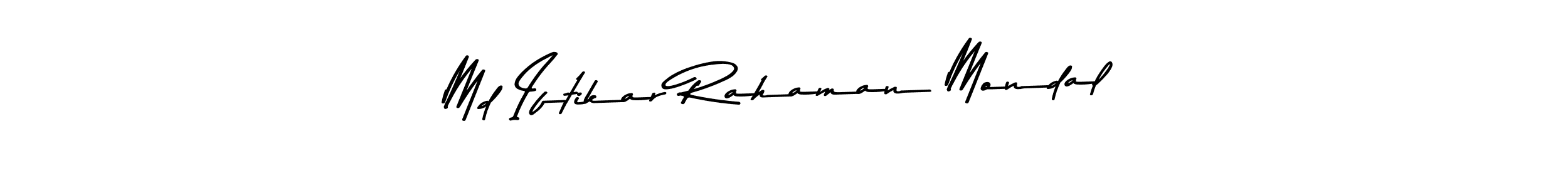 You should practise on your own different ways (Asem Kandis PERSONAL USE) to write your name (Md Iftikar Rahaman Mondal) in signature. don't let someone else do it for you. Md Iftikar Rahaman Mondal signature style 9 images and pictures png