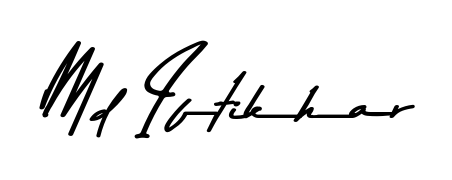 Enhance your business communications with Md Iftikhar signature in Asem Kandis PERSONAL USE lettering. Clean, modern, and universally compatible. Md Iftikhar signature style 9 images and pictures png